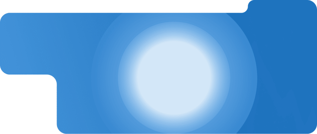 Contenedor color azul, celeste y blanco